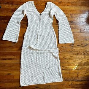 Messi KayLeigh Crochet dress-white